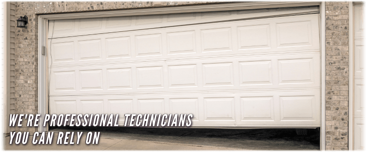 Garage Door Off Track In Stanford